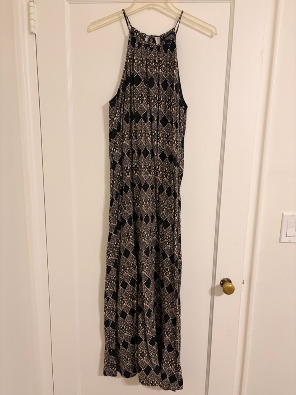 Madewell High-Neck Halter Maxi Dress